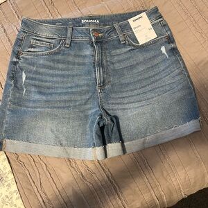 Sonoma Women's Light Blue Jean Shorts